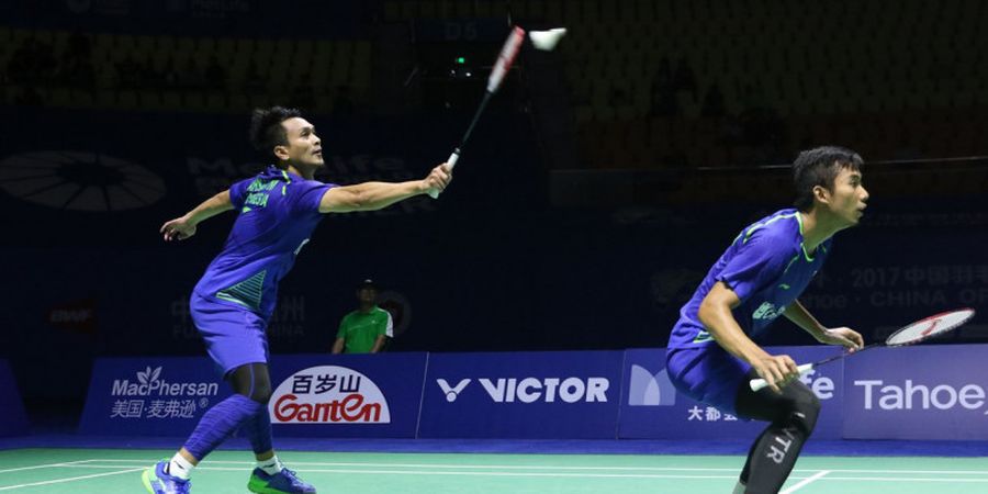 Langkah Ahsan/Rian Terjegal pada Semifinal China Terbuka