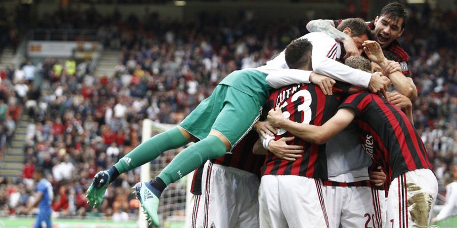 Sanksi Dicabut, AC Milan Pasti Berlaga di Liga Europa Musim Depan