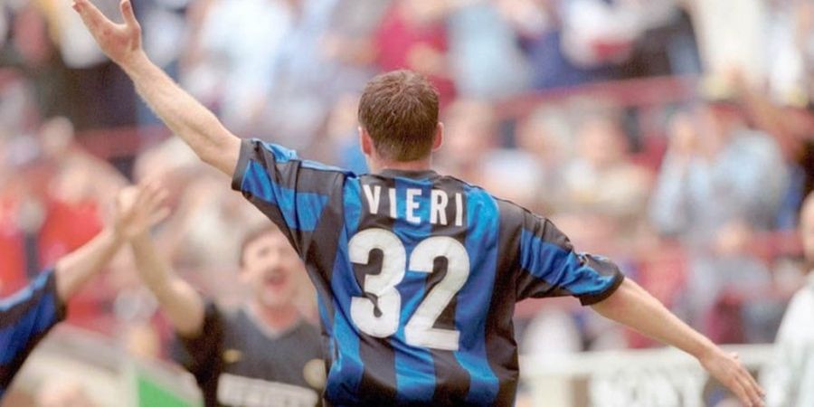 Momen JUARA: Trigol Vieri pada Debutnya bersama Inter
