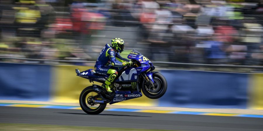 Pemilihan Ban Motor Jadi Kunci Valentino Rossi Raih Posisi Ke-3 di Prancis