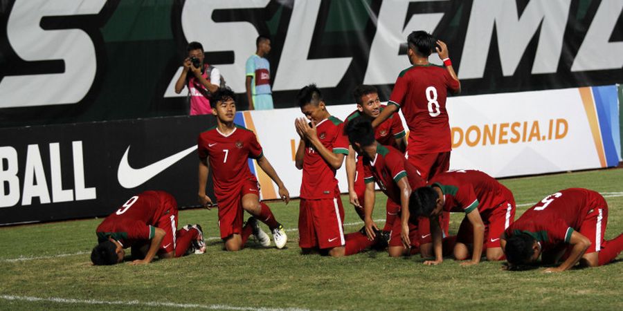 Timnas Indonesia U-19 vs PSS Sleman - Babak Pertama, Skor Masih Sama Kuat