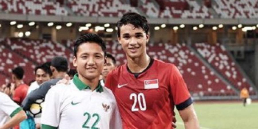 Syahrian Abimanyu Foto bersama Pemain Tampan Singapura, Egy Maulana Vikri Langsung Tunjukkan Tatapan Maut, Ada Apa Ya?