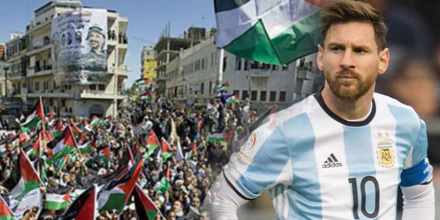 Kirim Pesan Kemanusian Pada Lionel Messi, Pesepakbola Palestina Ditembak Tentara Israel
