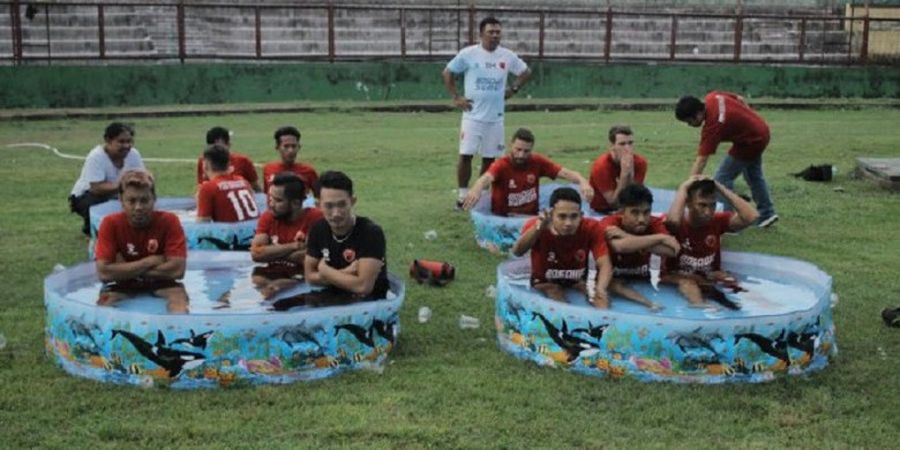 Skuat PSM Makassar Berendam di Kolam Bayi, Ini Manfaatnya