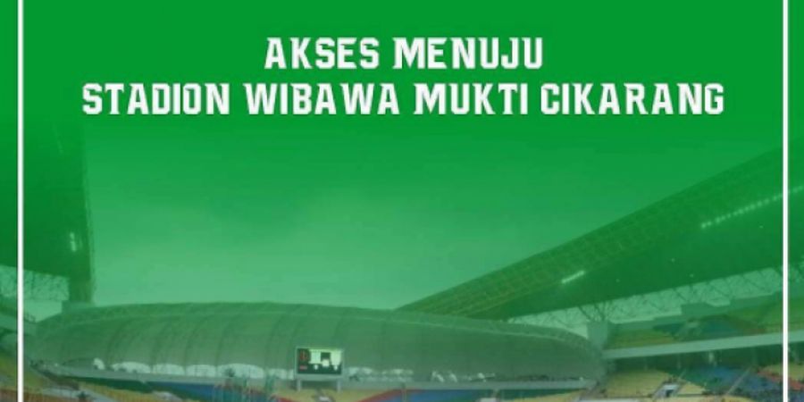 Untuk Fan Klub Peserta Grup Y  8 Besar Liga 2, Ini Cara ke Stadion Wibawa Mukti di Cikarang