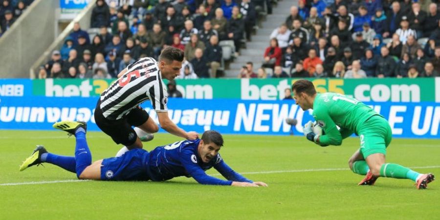 Newcastle United Vs Chelsea - Imbang Tanpa Gol pada Babak Pertama