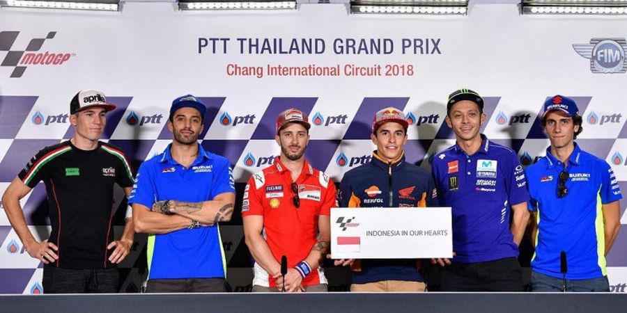 Rider MotoGP Kembali Tunjukkan Kepeduliannya untuk Korban Bencana Alam di Indonesia