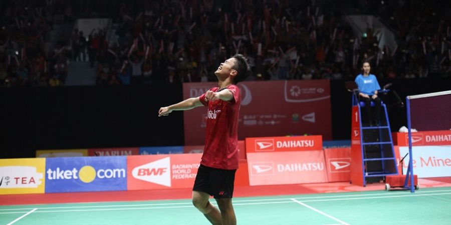 Anthony Sinisuka Ginting Jadi Wakil Merah Putih Pertama yang Raih Gelar pada Indonesia Masters 2018
