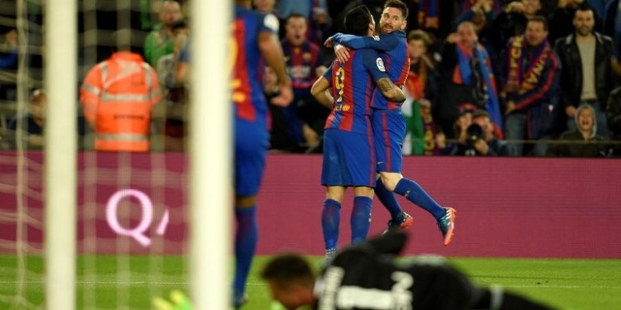 Messi Cetak 2 Gol, Barcelona Bungkam Valencia 4-2