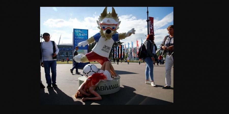 Piala Dunia 2018 Diwarnai Aksi Protes Sejumlah Aktivis Rusia