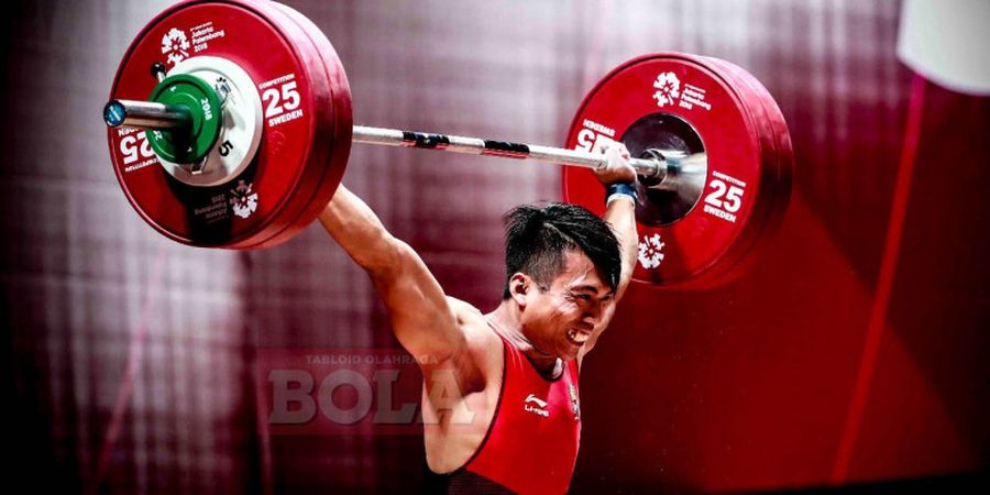 Angkat Besi Asian Games 2018 - Deni Berpeluang Raih Medali Emas usai Capai Total Angkatan 318 Kilogram