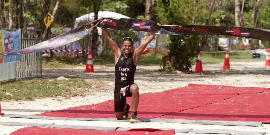 Muhammad Taufik Berjaya di Rhino Cross Triathlon