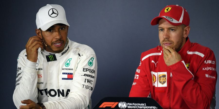 Meski Gagal Podium, Sebastian Vettel Sukses Merusak Pesta Lewis Hamilton