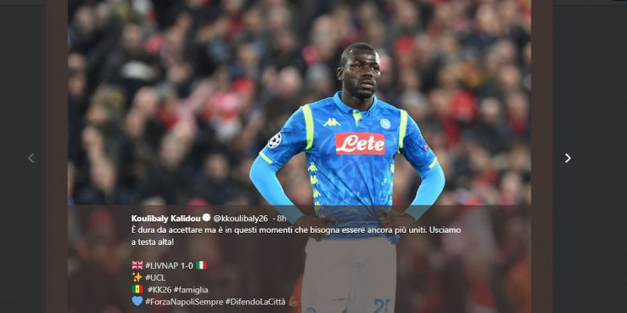 Lamban Respons Serangan Rasialis yang Menimpa Koulibaly, Presiden Napoli Ancam Liga Italia