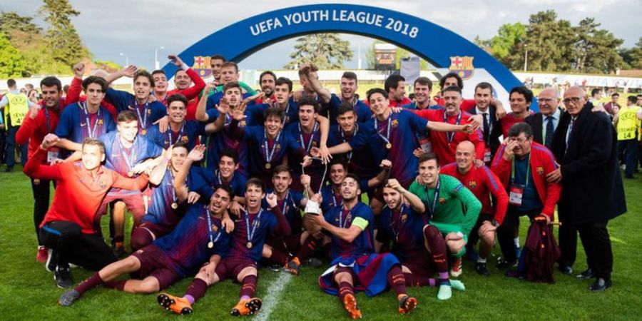 Skuat Muda Barcelona Juara UEFA Youth League Usai Kalahkan Chelsea