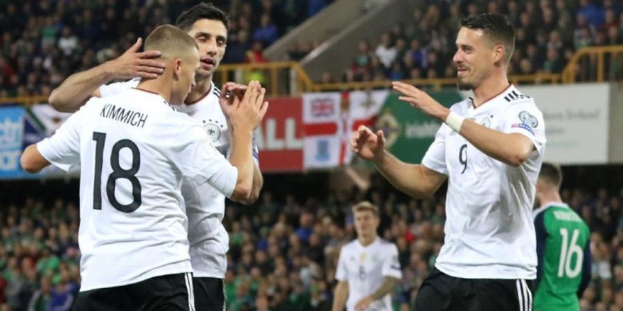 Hasil Kualifikasi Piala Dunia 2018 - Jerman dan Inggris Lolos!