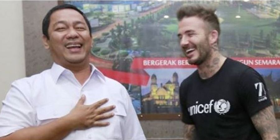 Di Semarang, David Beckham Tiba-tiba Alergi dengan Kamera hingga Tak Mau Keluar dari Mobil