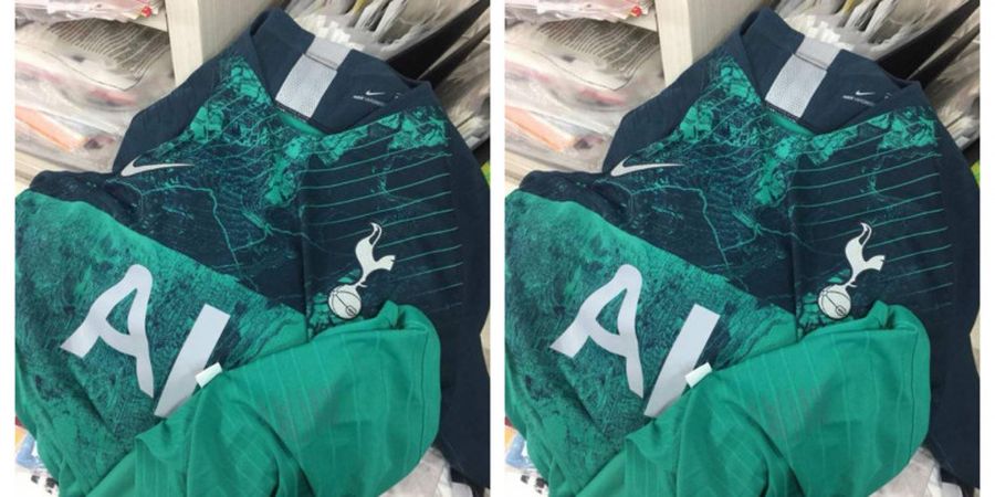 Ada Peta Area N17 London di Jersey Baru Tottenham Hotspur Berwarna Hijau Muda