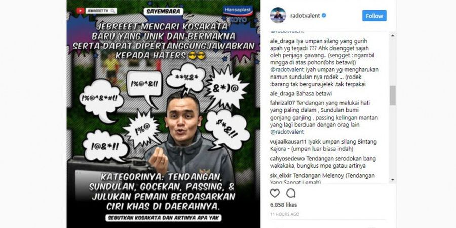 Indonesia Vs Brunei - Valentino Jebret Buka Sayembara Cari Kosakata, Jawaban Netizen Bikin Ngakak Guling-guling