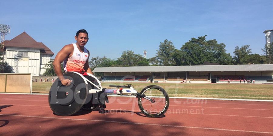 Jelang Asian Para Games 2018 - Sprinter Kursi Roda Tanah Air Peringkat 2 Asia Sudah Incar Paralimpiade 2020