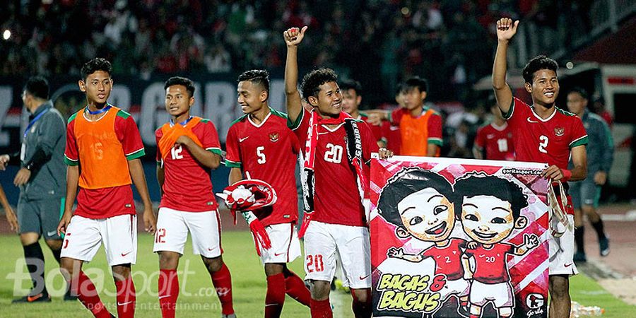 Lesatan Bagas Kaffa Jadi 10 Gol Terbaik di Piala Asia U-16 2018