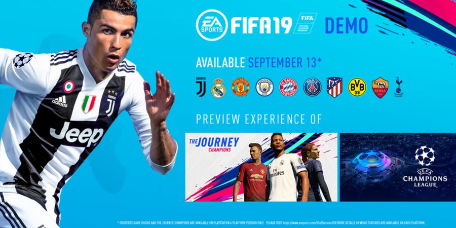 Perubahan Wajah Cristiano Ronaldo di Game FIFA 2004 sampai FIFA19