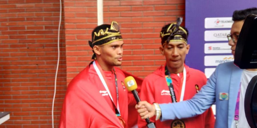Pencak Silat Asian Games 2018 - Yola/Hendy: Emas Ini untuk Lombok