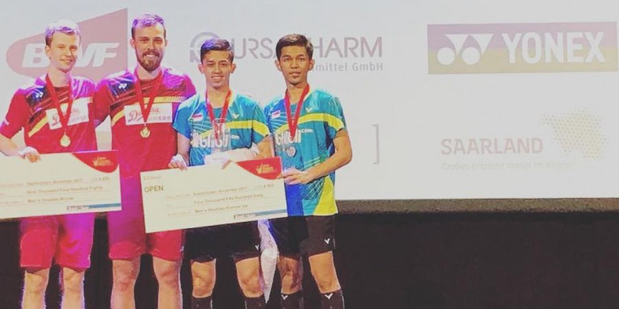 Peringkat Bulu Tangkis Dunia - Usai Jadi Runner-up Bitburger Open 2017, Peringkat Fajar Alfian/Muhammad Rian Ardianto Membaik