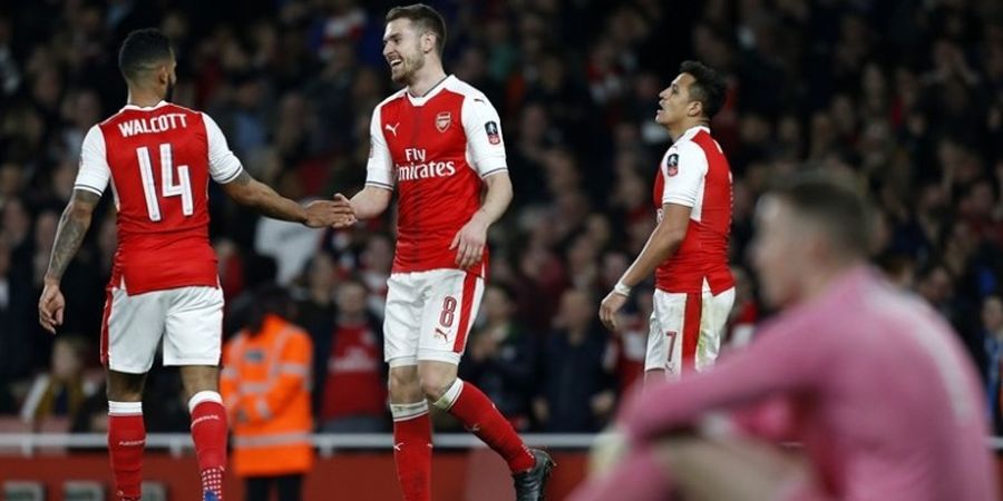 Bantai Lincoln 5 Gol, Arsenal Raih Tiket Semifinal Piala FA