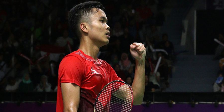 Bulu Tangkis Asian Games 2018 - Anthony Ginting Masih Punya Kesempatan Balas Dendam ke Kento Momota