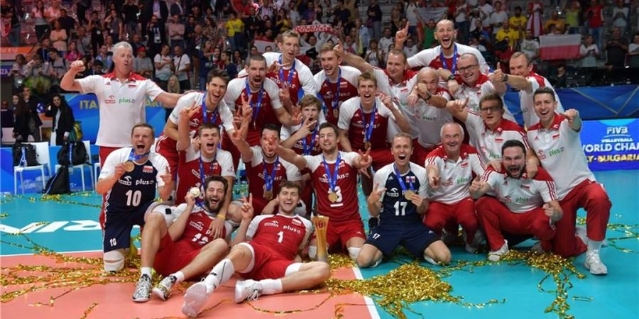 Polandia Juara Kejuaraan Dunia Voli Putra 2018 di Bulgaria-Italia