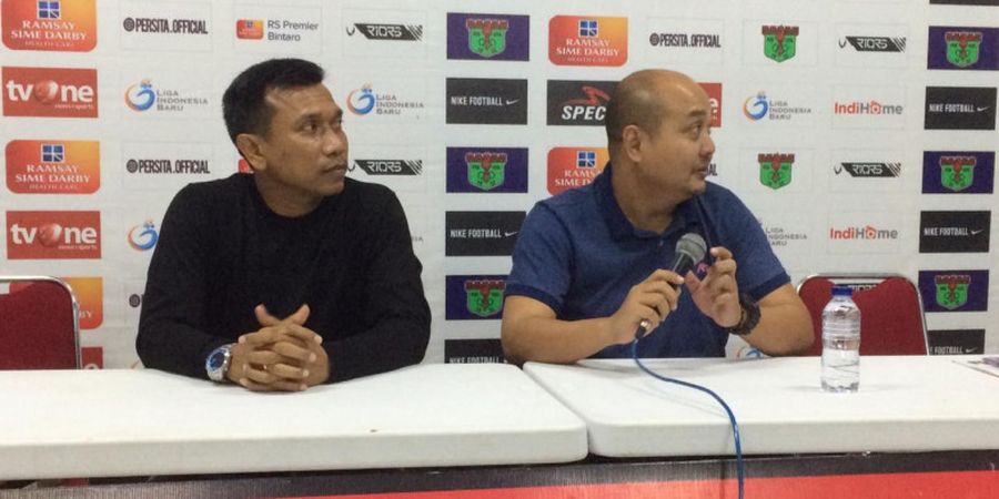 Pernah Kalahkan Persipura 3-1, Pelatih Persita Tangerang Minta Hal Ini Pada Pemain