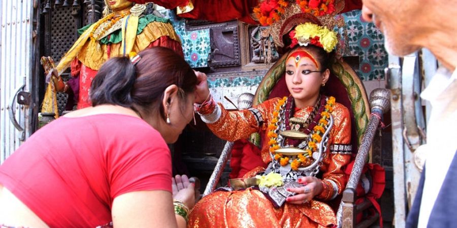 Jadi Peserta Asian Games 2018, Nepal Punya Tradisi Unik yang Anggap Anak Kecil Terpilih Sebagai Inkarnasi Dewi