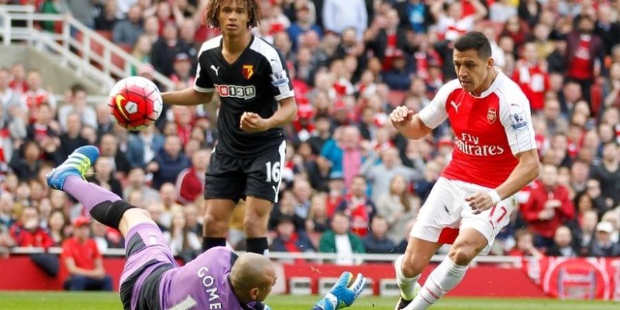 Alexis Sanchez Meledak, Arsenal Tekuk Watford 4-0