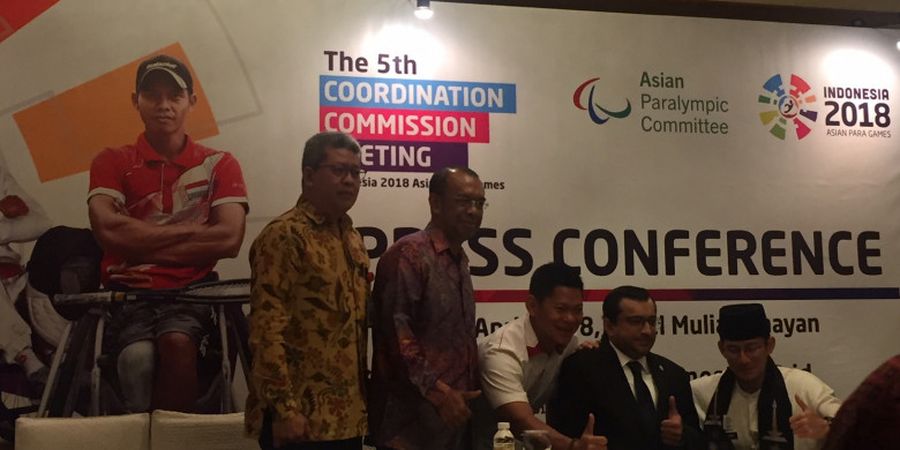 Dana untuk Panitia Pelaksana Asian Para Games 2018 Cair Rp 800 Miliar