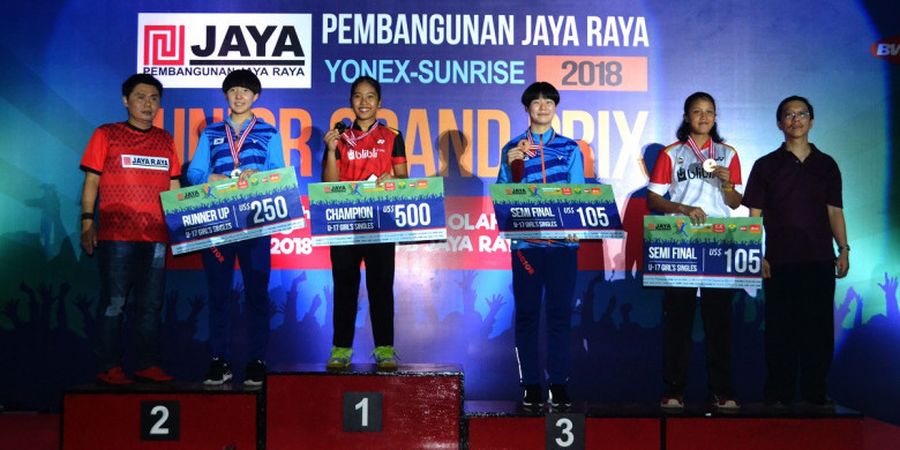 Indonesia Raih 5 Gelar dari Pembangunan Jaya Junior Grand Prix 2018