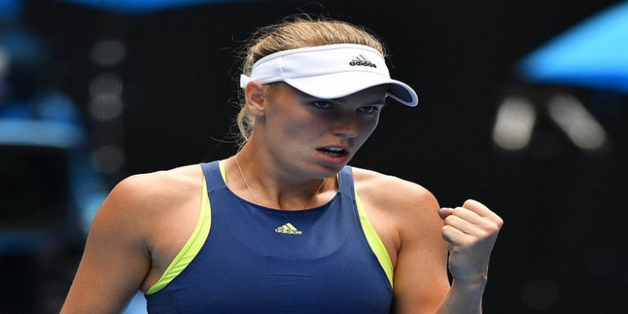 Saat Caroline Wozniacki Terganggu dengan Teriakan yang Dibuat Sang Lawan