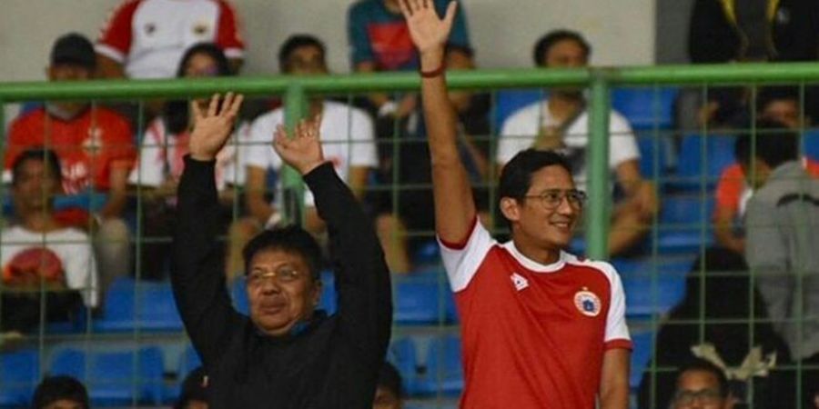 VIDEO - Begini Cara Sandiaga Uno Rayakan 3 Poin Persija Jakarta