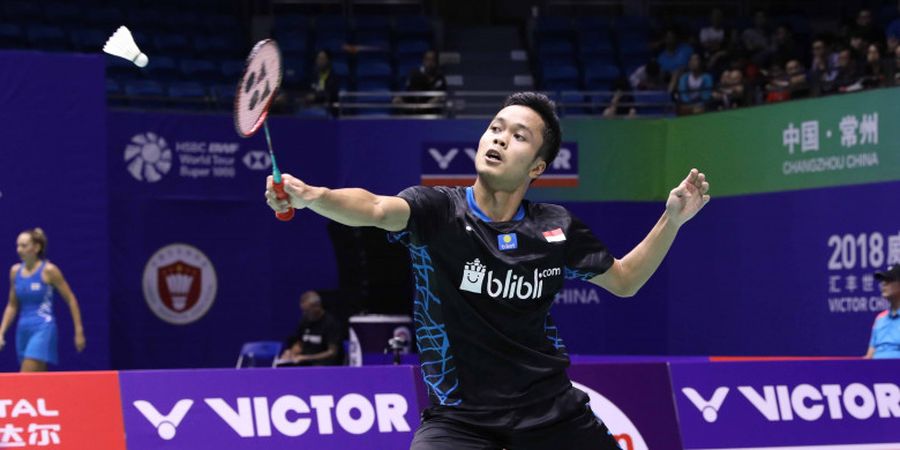 Hasil China Open 2018 - Jungkalkan Juara Bertahan, Anthony Lolos ke Semifinal