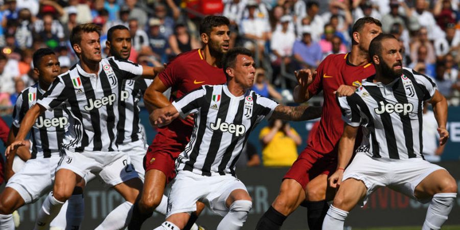 Hasil Juventus Vs AS Roma - Gol Tunggal Benatia Bawa Si Nyonya Tua Taklukan Serigala Ibu Kota