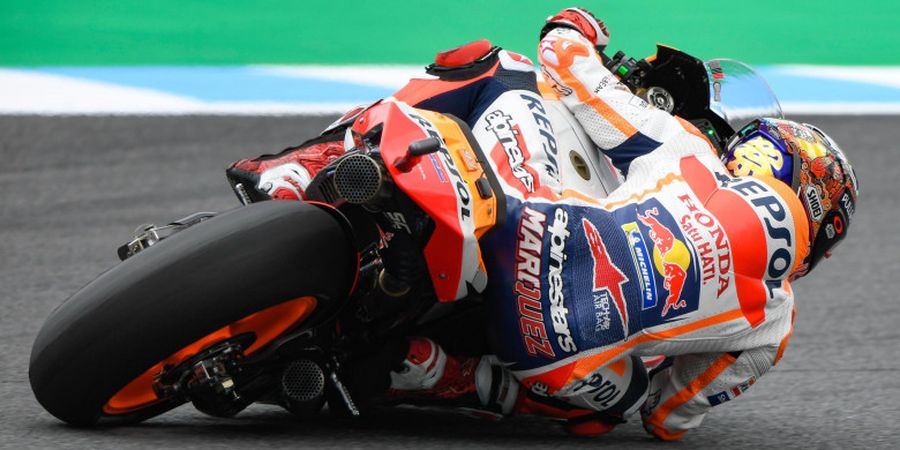 Hasil MotoGP Jepang 2018 - Marc Marquez Juara Dunia 2018, Andrea Dovizoso Kurang Beruntung di 2 Lap Terakhir