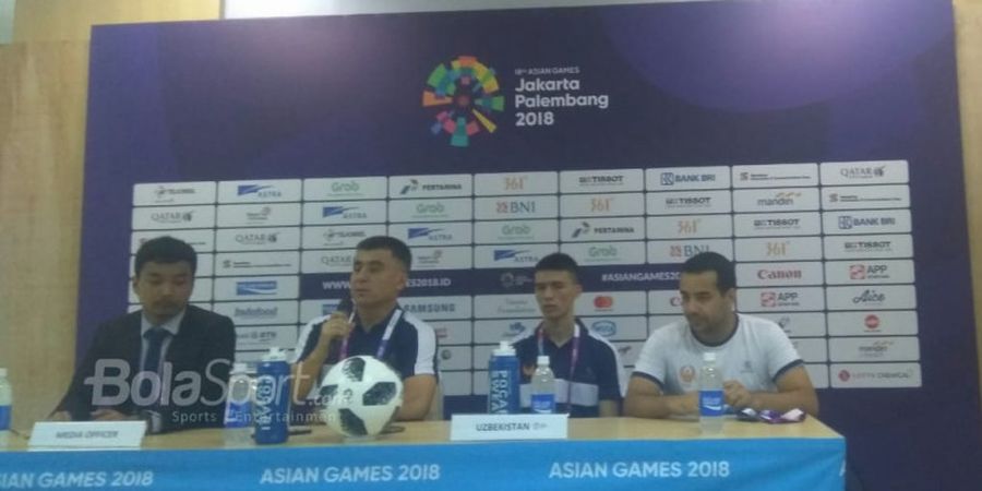 Asian Games 2018 - Pelatih Timnas U-23 Uzbekistan Syukuri Hasil Positif Pada Laga Perdana
