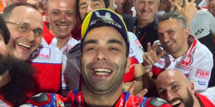 MotoGP Qatar 2018 - Danilo Petrucci Tak Menyangka Dapat Start dari Baris Terdepan