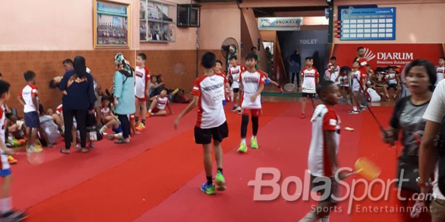 210 Peserta Lolos Screening Audisi Bulu Tangkis Djarum di Pekanbaru 