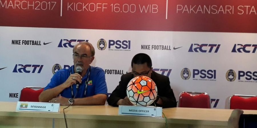 Pelatih Myanmar Puji Tiga Pemain Timnas Indonesia