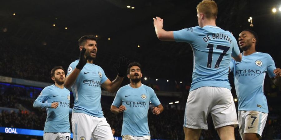 Hasil Akhir Manchester City Vs Leicester - Aguero Quat-trick, The Citizens Tak Terusik