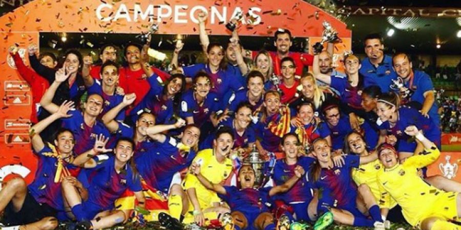 Memukau!  Begini Gol Kemenangan Barcelona Femeni Saat Juarai Copa De La Reina 2017/2018