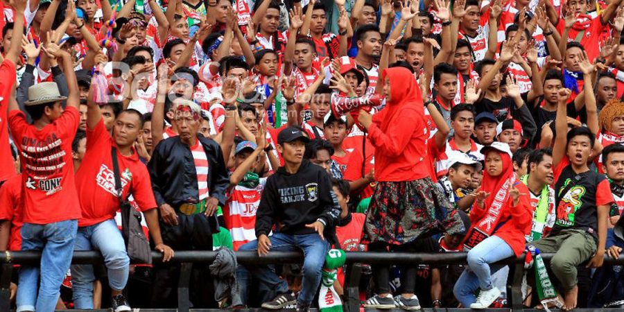 Panpel Madura United Rilis Info Tiket Laga Kontra Mitra Kukar