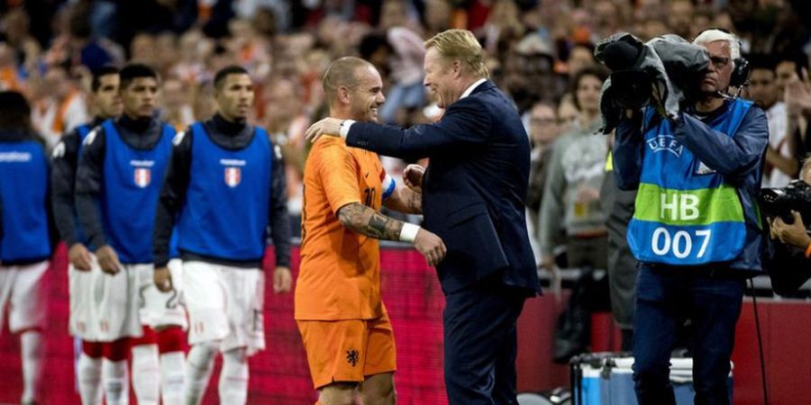 Gol Langka Wesley Sneijder untuk Timnas Belanda