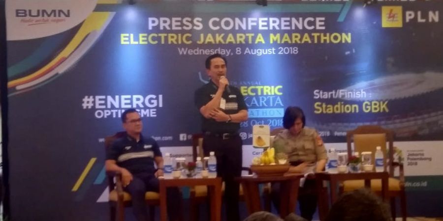 Energi Optimisme di Electric Jakarta Marathon 2018
